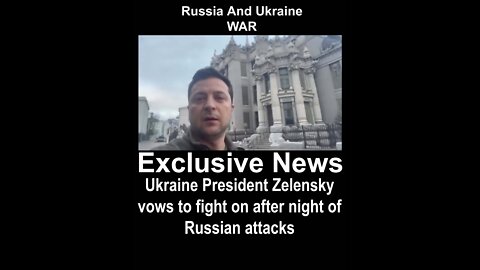 Zelenskiy Vows To Fight On After Night Of Russian Attacks