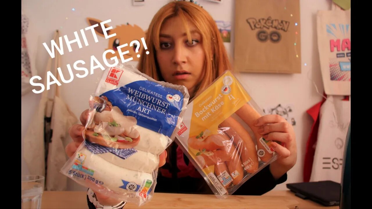 [COMPARISON] White Sausage VS. Cheese Sausage | German Snacks | Eating Show | Mukbang | ASMR