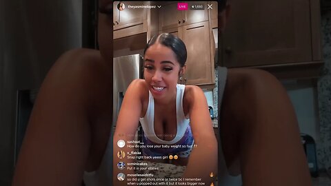 YASMINE LOPEZ INSTAGRAM LIVE (09/05/23)