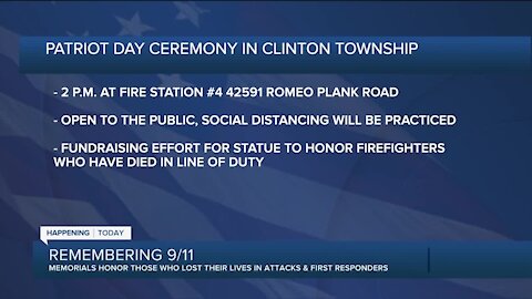 These events will honor 9/11 victims, first responders across metro Detroit