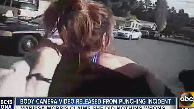 Body camera footage released after officer punches woman in Flagstaff