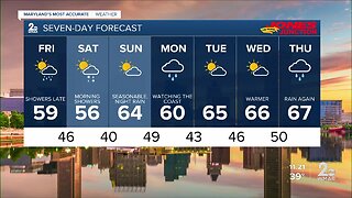 WMAR-2 News Weather at 11