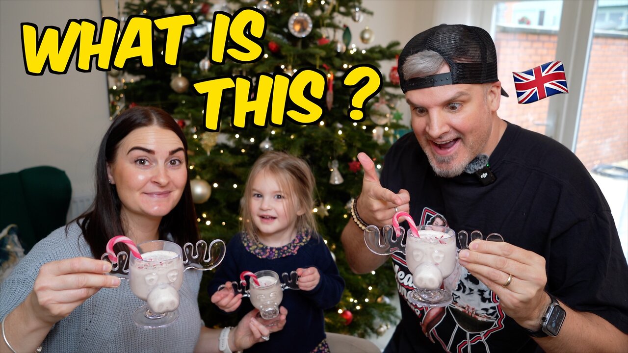 Brits Try Chick-Fil-A PEPPERMINT MILKSHAKE (We NEED This) !