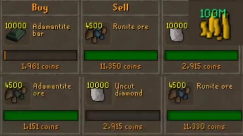 F2P Money Making - Flipping - 100M Cash stack