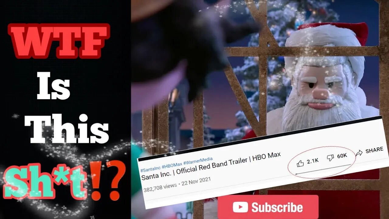 Santa Inc. is WOKE TRASH! YOUTUBE DISABLES Comments! 60,000+ DISLIKES! #santainc #hbomax #woke