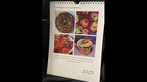 2025 Calendar with Artwork & Scripture