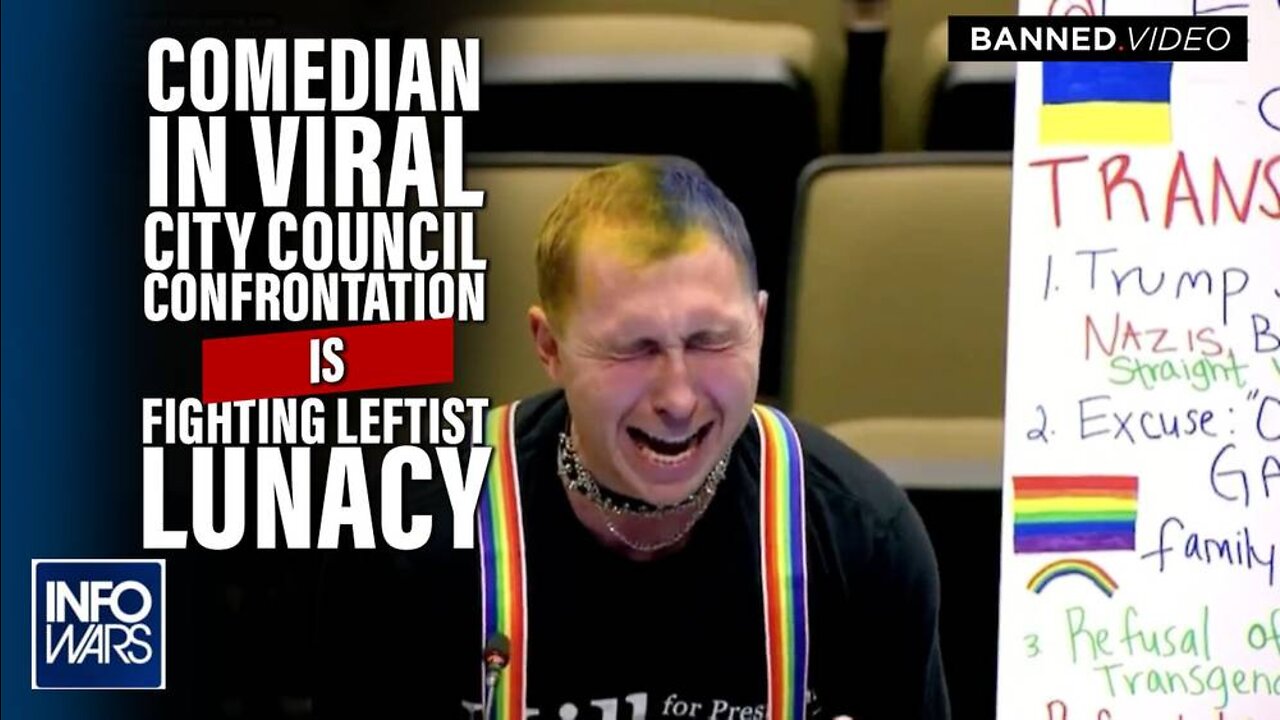 Comedian in Viral City Council Confrontation Videos Joins Infowars to Call for