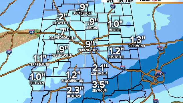 Snow & Freezing drizzle tonight.