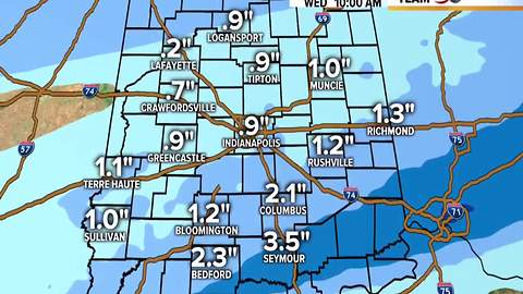 Snow & Freezing drizzle tonight.