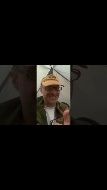 Attoner 2 person trekking pole tent in MONSOON rain!