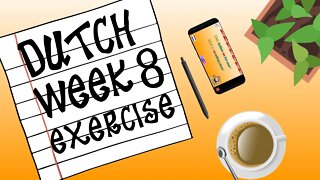 New Dutch Practice! \\ Week 8 Speaking Exercise // Learn Dutch with Tongue Bit!