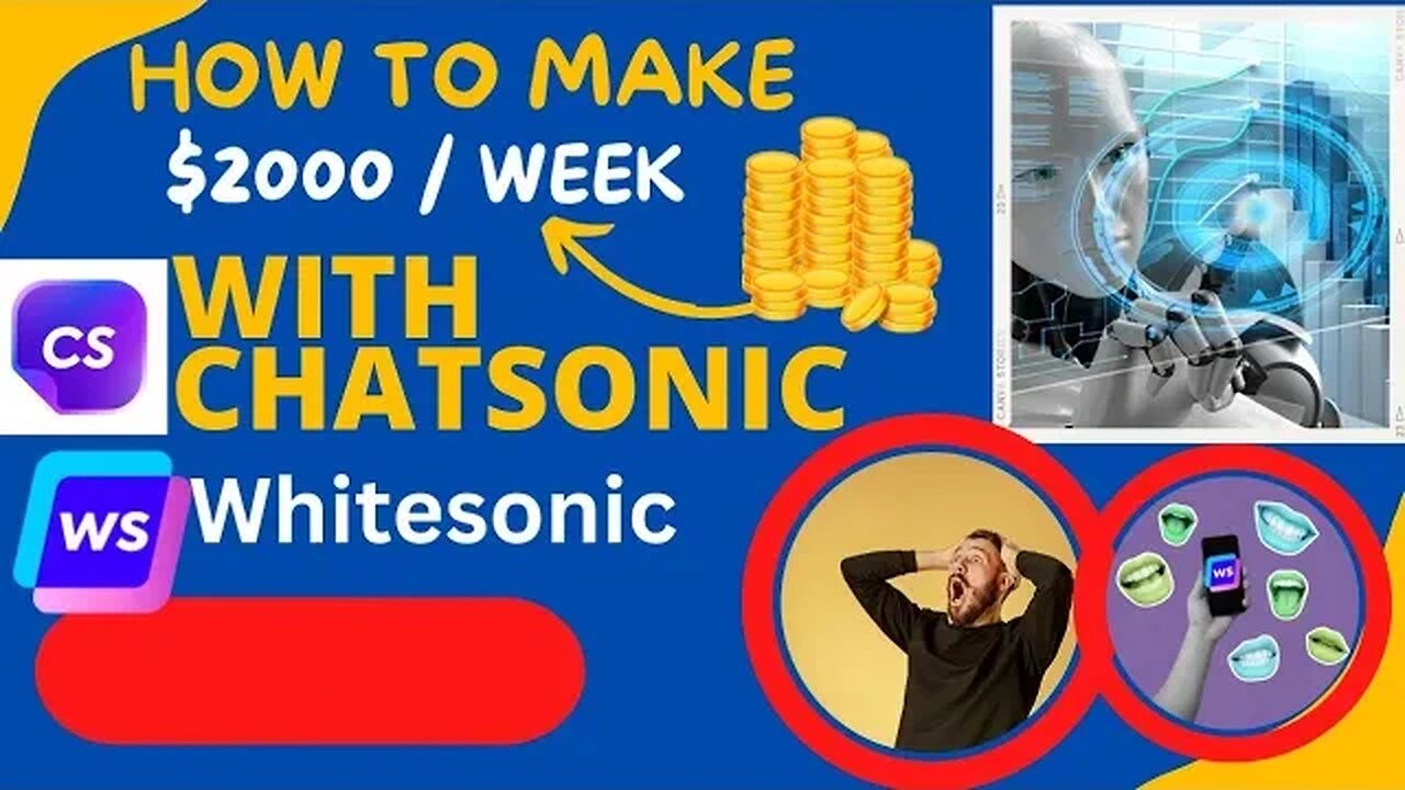 How to Make $2000/Week - With this Chatsonic Tutorial - Whitesonic #affiliatemarketing #tutorial