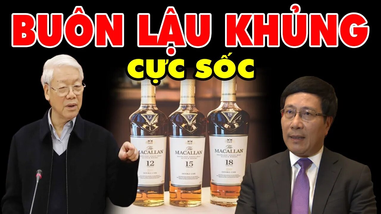 Bộ Ngoại Giao-ĂN DÀY-Chuyến Bay Giải Cứu-BUÔN LẬU-700 Chai Rượu Macallan 18