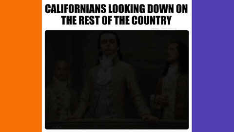 California Looks Down At The Rest of The Country In The Dark