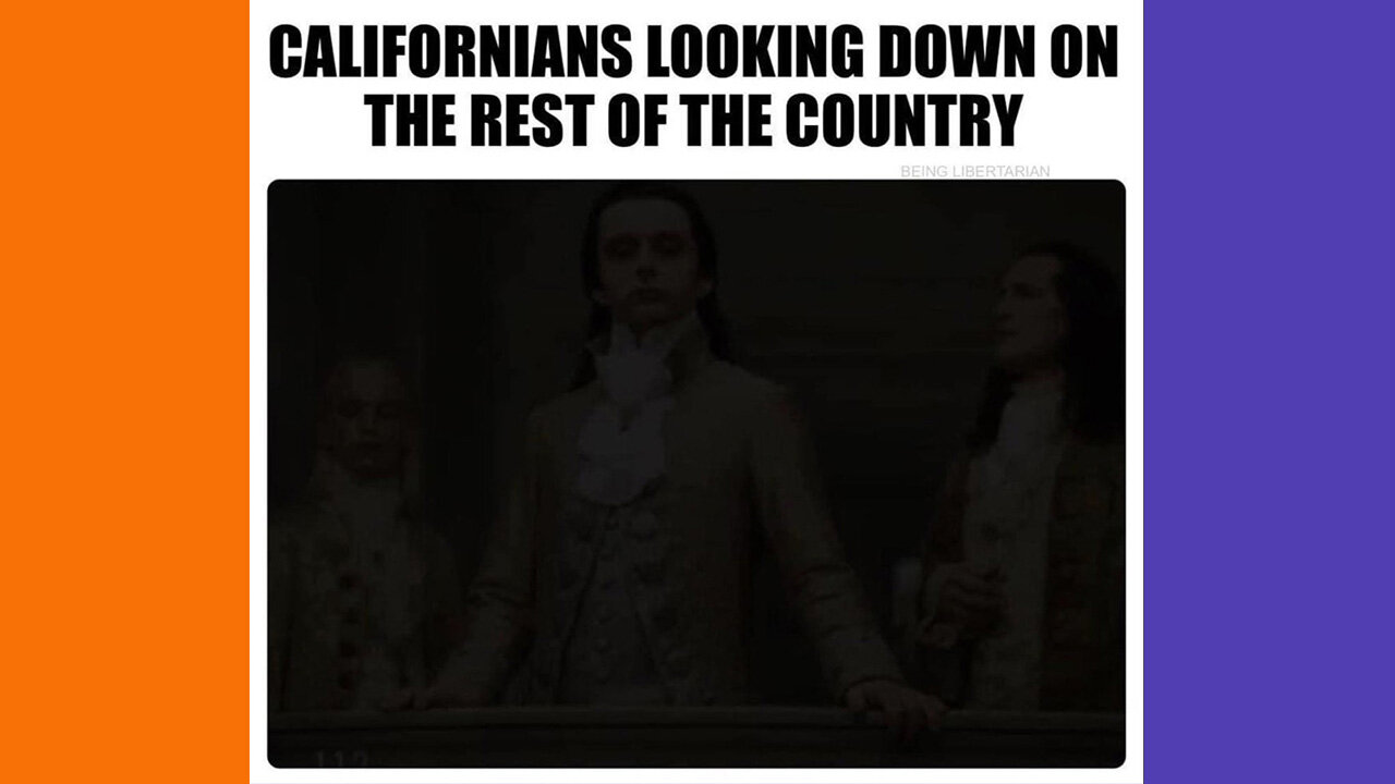 California Looks Down At The Rest of The Country In The Dark