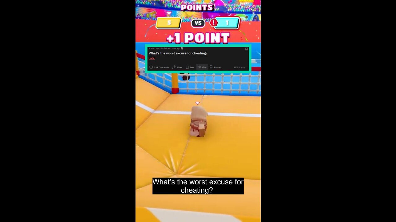 What’s the worst excuse for cheating?