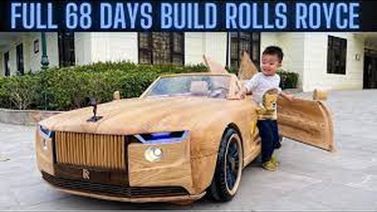 Full 68 Days to Build Rolls-Royce Boat Tail for my son