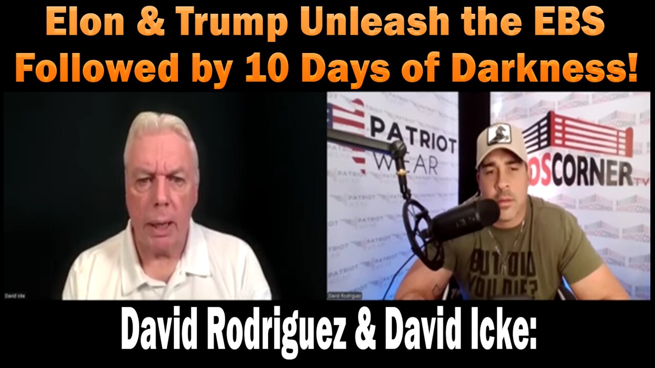 Elon & Trump Unleash the EBS - Followed by 10 Days of Darkness! David Rodriguez with David Icke: Daily news update. December 16,2024.