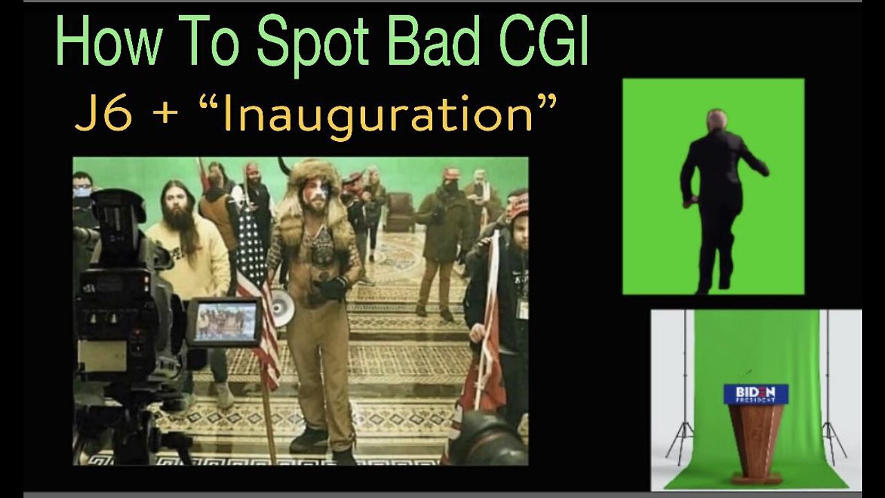 How to Spot BAD CGI: 👉 J6 + "Inauguration" 👈