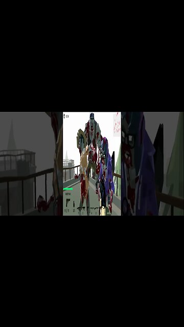 Nonstop kill using Baretta 92 on shooting zombie. Satisfying kills. #shorts