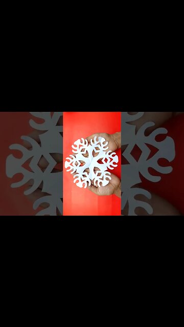 How to Make a Snowflake Out of Paper 🎄 Easy Paper Crafts