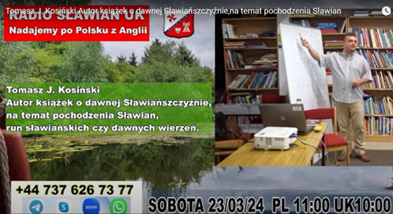 Tomasz J. Kosiński opowiada o Słowianach w Radiu Sławian UK [audio]