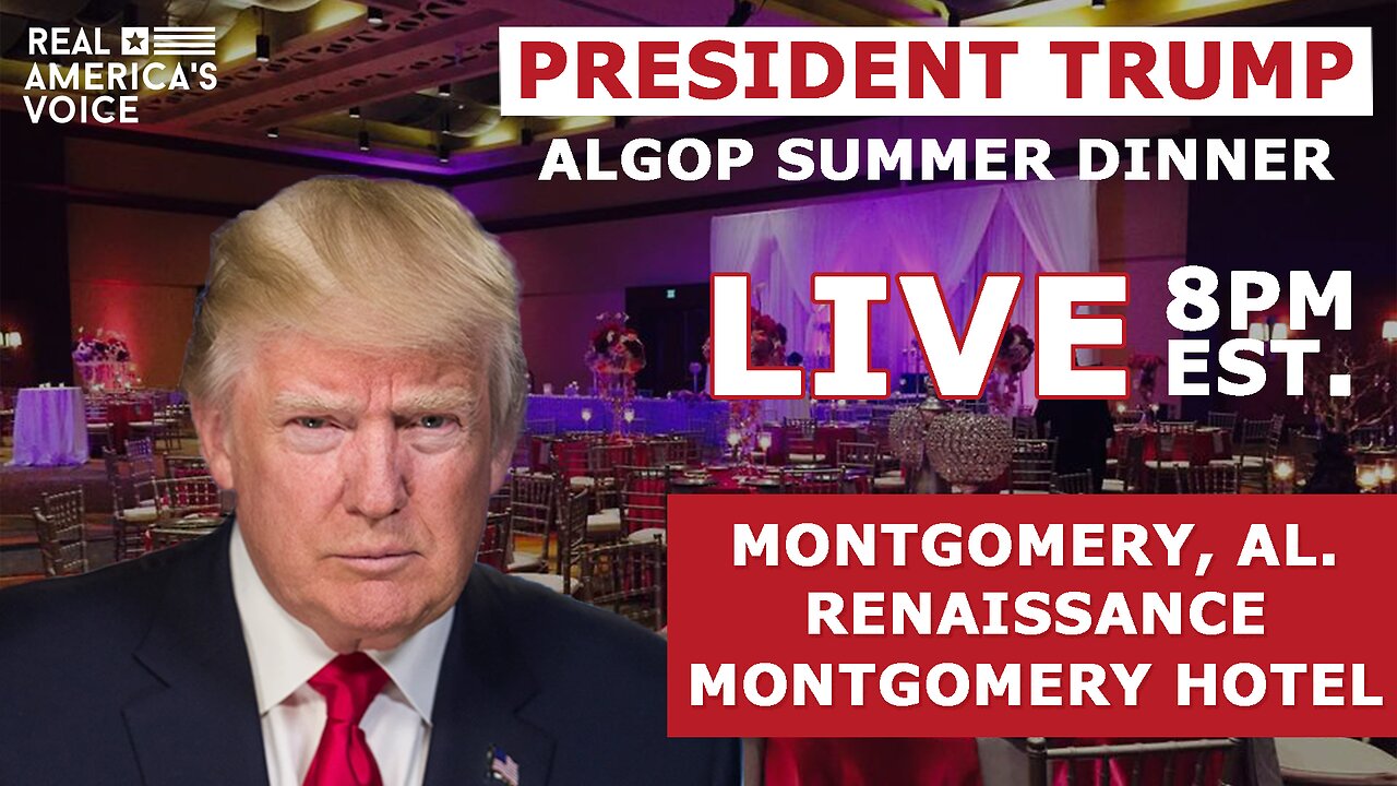 PRESIDENT TRUMP LIVE AT THE ALGOP SUMMER DINNER