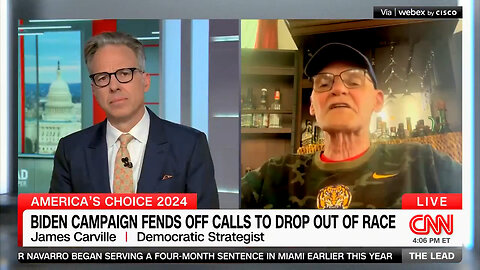 James Carville Barks That Biden Needs To Go ASAP