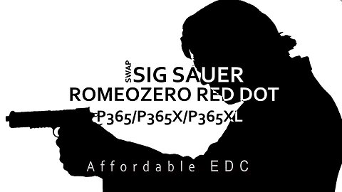 Swapping the Sig Sauer Romeo Zero on a P365X