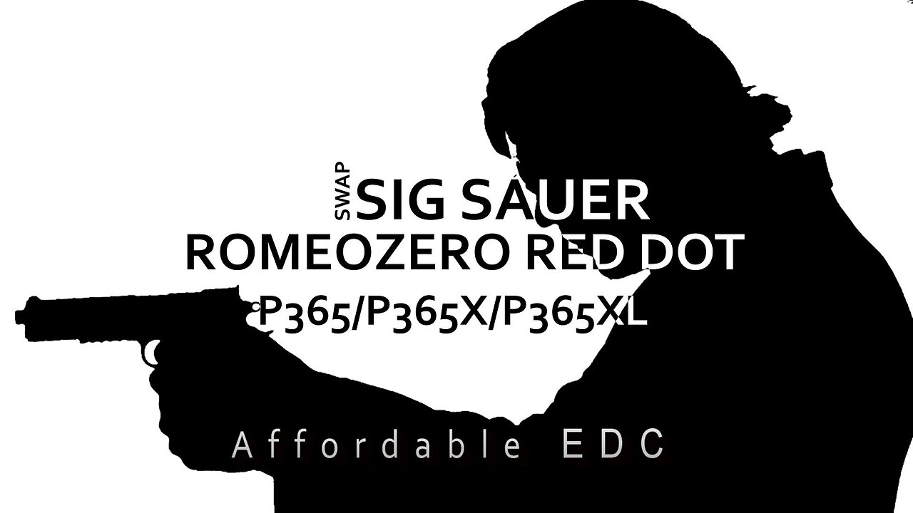 Swapping the Sig Sauer Romeo Zero on a P365X