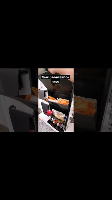 Garage / Workshop organization HACK (shoe storage organizer)