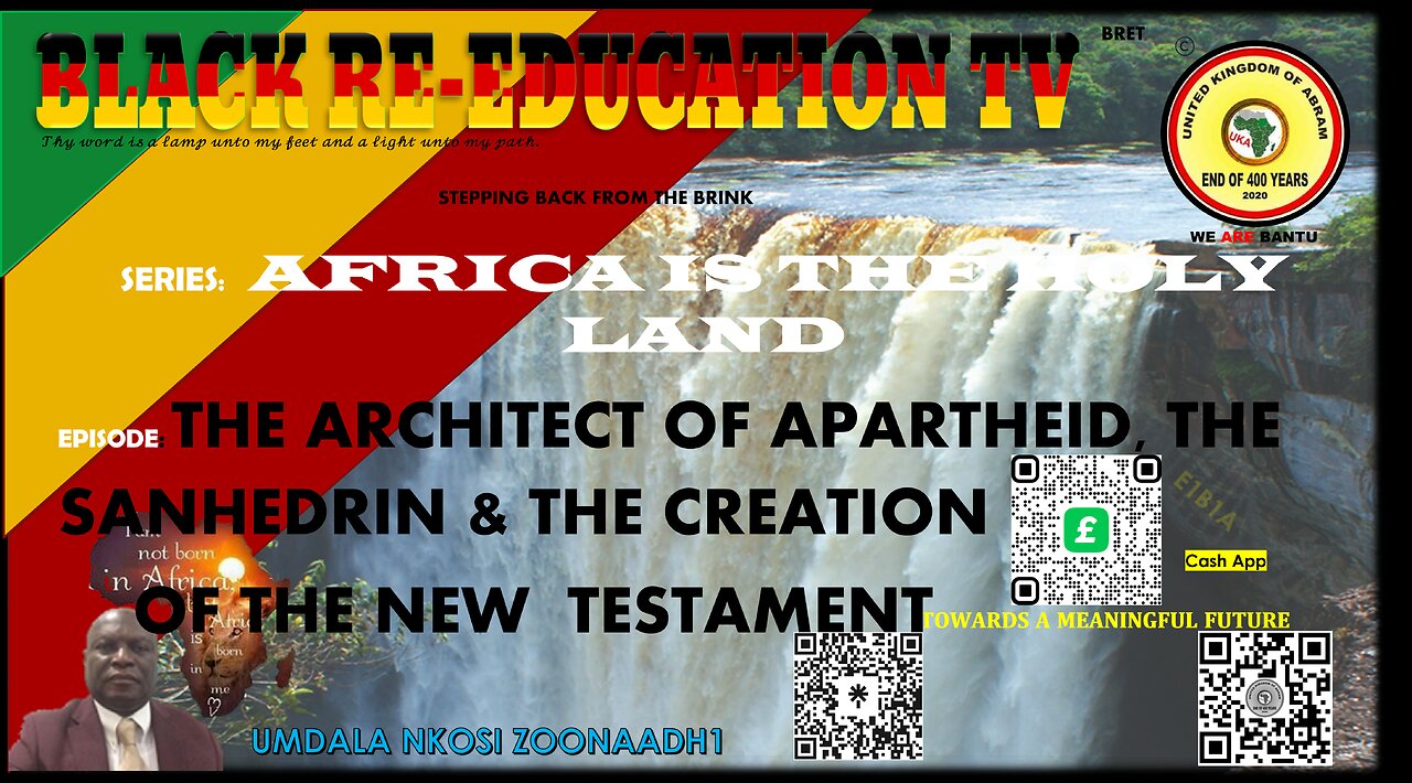 THE ARCHITECT OF APARTHEID, THE SANHEDRIN & THE CREATION OF THE NEW TESTAMENT