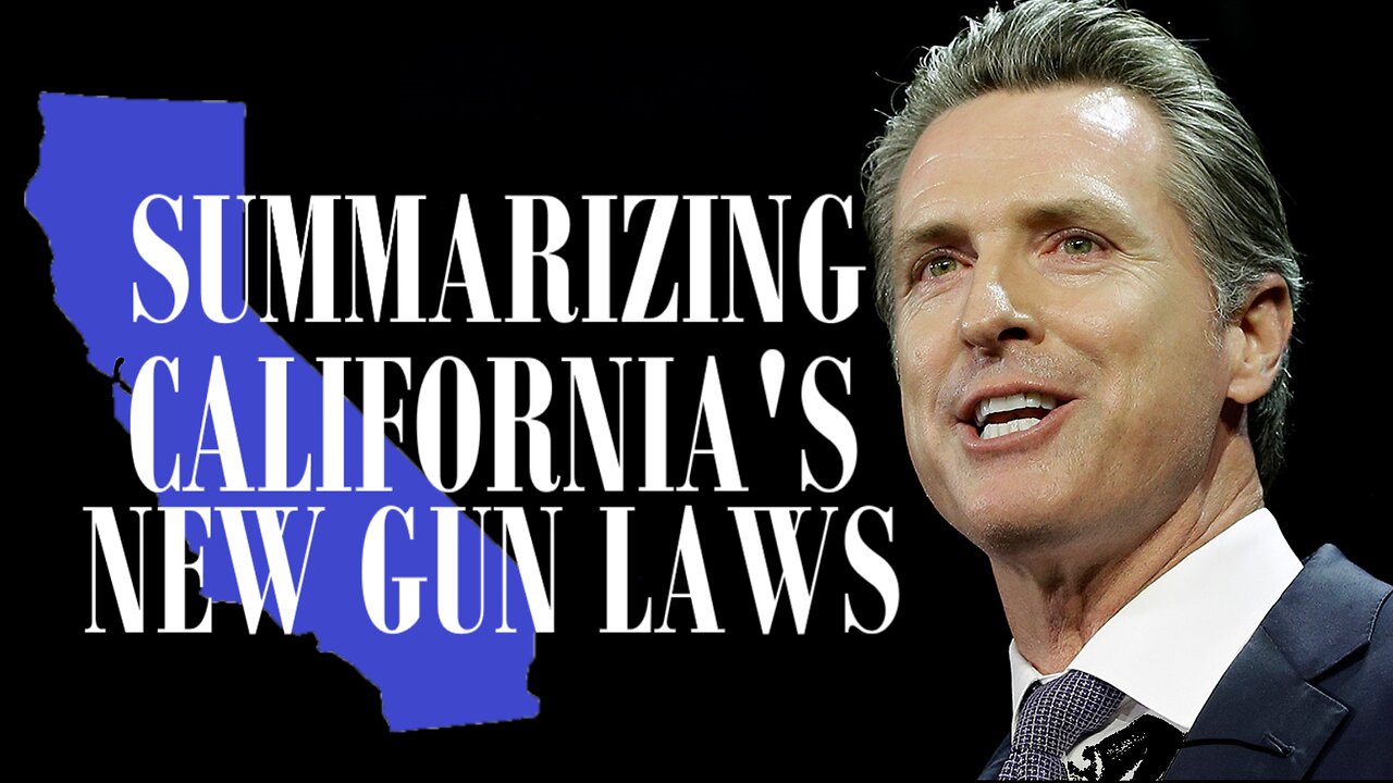 Summarizing California's New Gun Laws