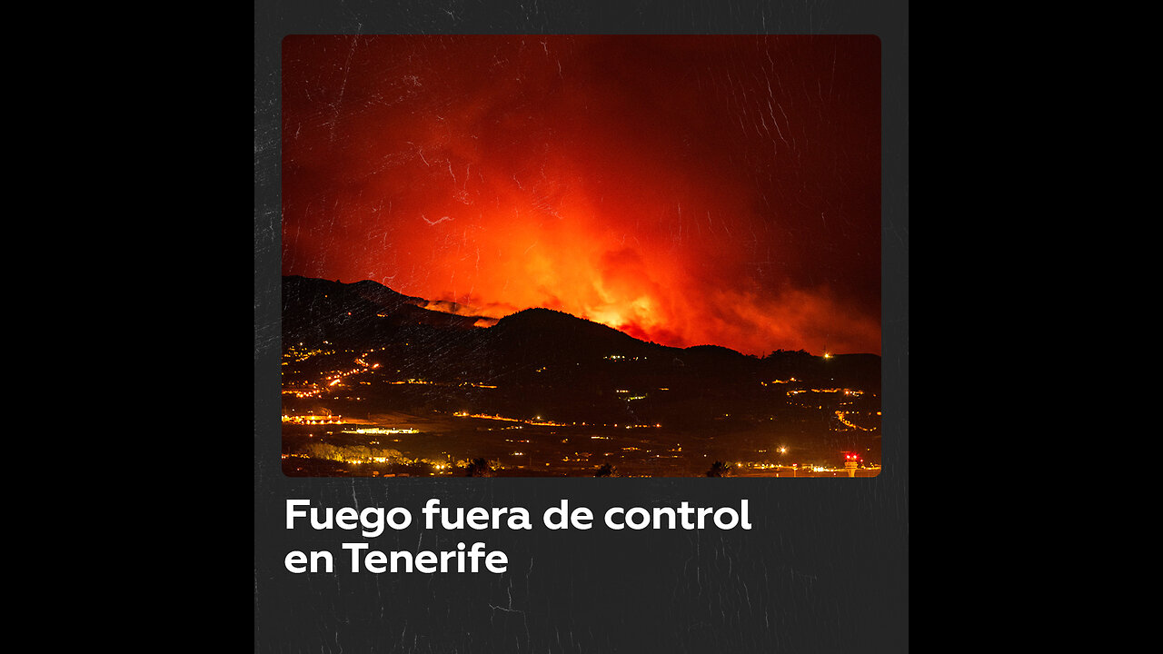 Incendio forestal en Tenerife provoca nuevas evacuaciones