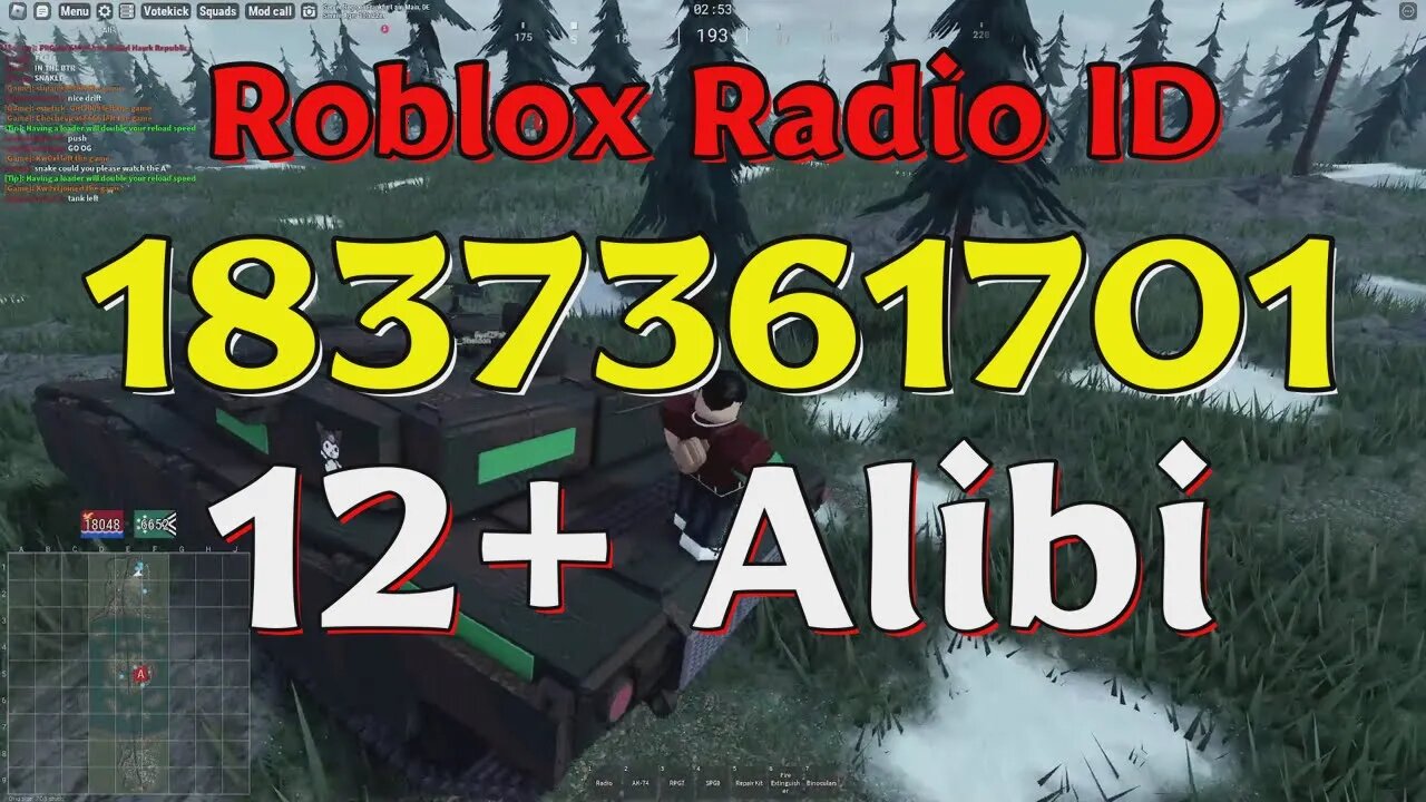 Alibi Roblox Radio Codes/IDs