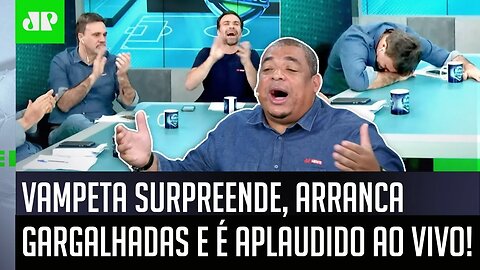 INACREDITÁVEL! OLHA por que Vampeta FOI APLAUDIDO e fez TODO MUNDO RIR AO VIVO!