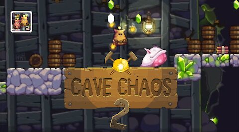 Cave Chaos 2 | Part 1 | Levels 1-8 | Gameplay | Retro Flash Games