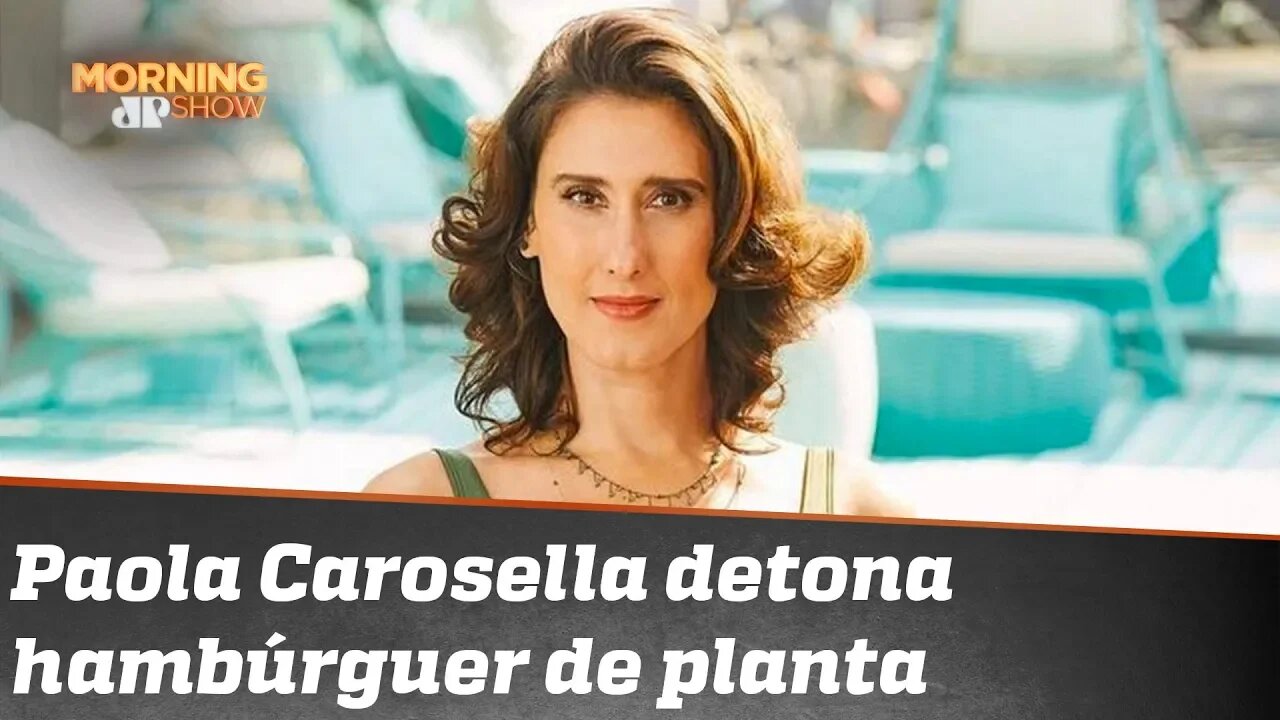 O dia em que Paola Carosella comeu um hambúrguer de planta com “sabor” de carne