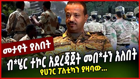 ብ*ሄር ተኮር አደረጃጀት መበ*ተን አለበት | የሀገር ፖለቲካን ያዛባው... | ABEBAW TADESE || FANO || SHENE || APRIL-9-23