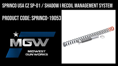 Sprinco USA CZ SP-01 / Shadow I Recoil Management System - SPRINCO-19053