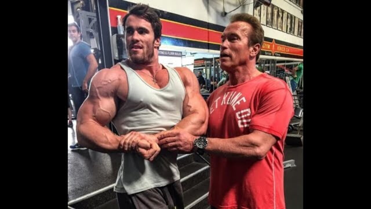 Arnold Schwarzenegger Son Chest Workout