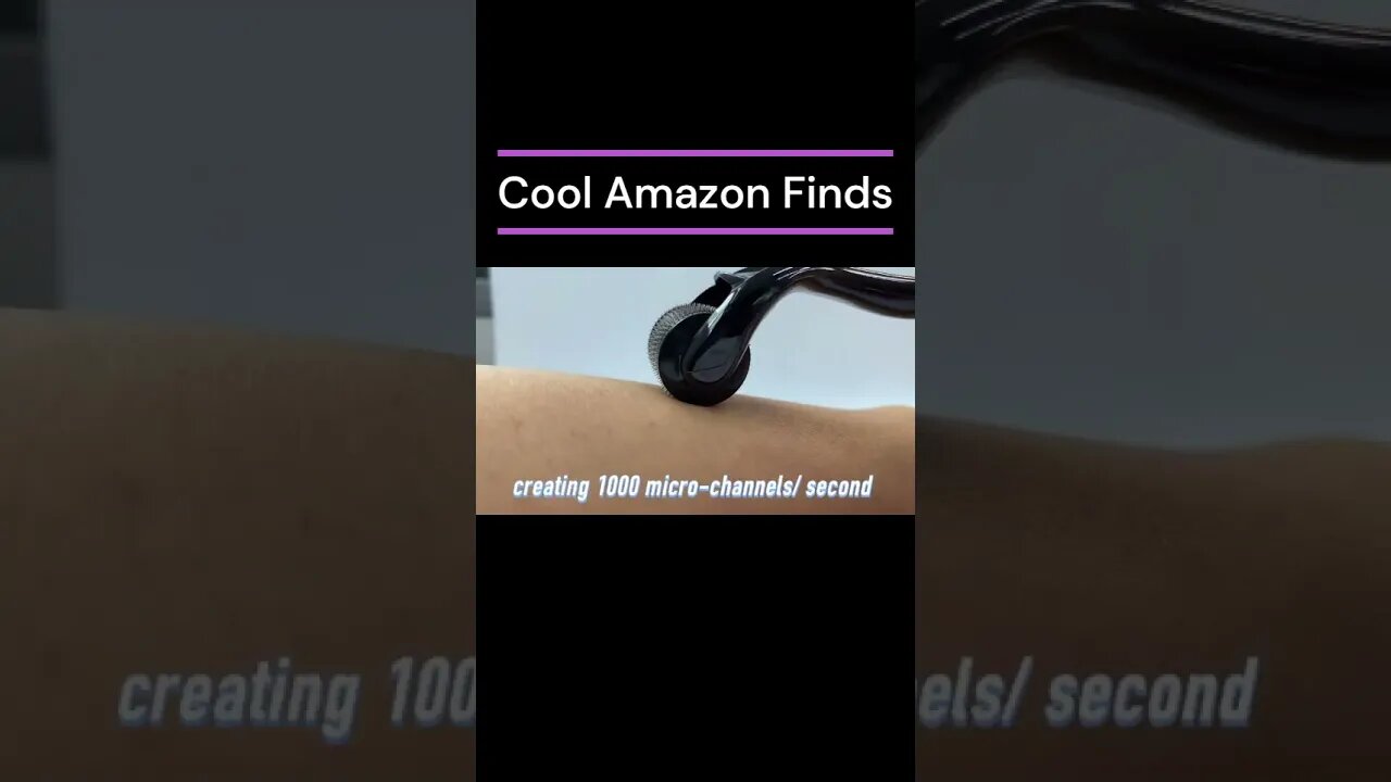 Derma Roller for Beard & Hair Growth Microdermabrasion Tool 540 Micro Needles | Amazon Cool Finds