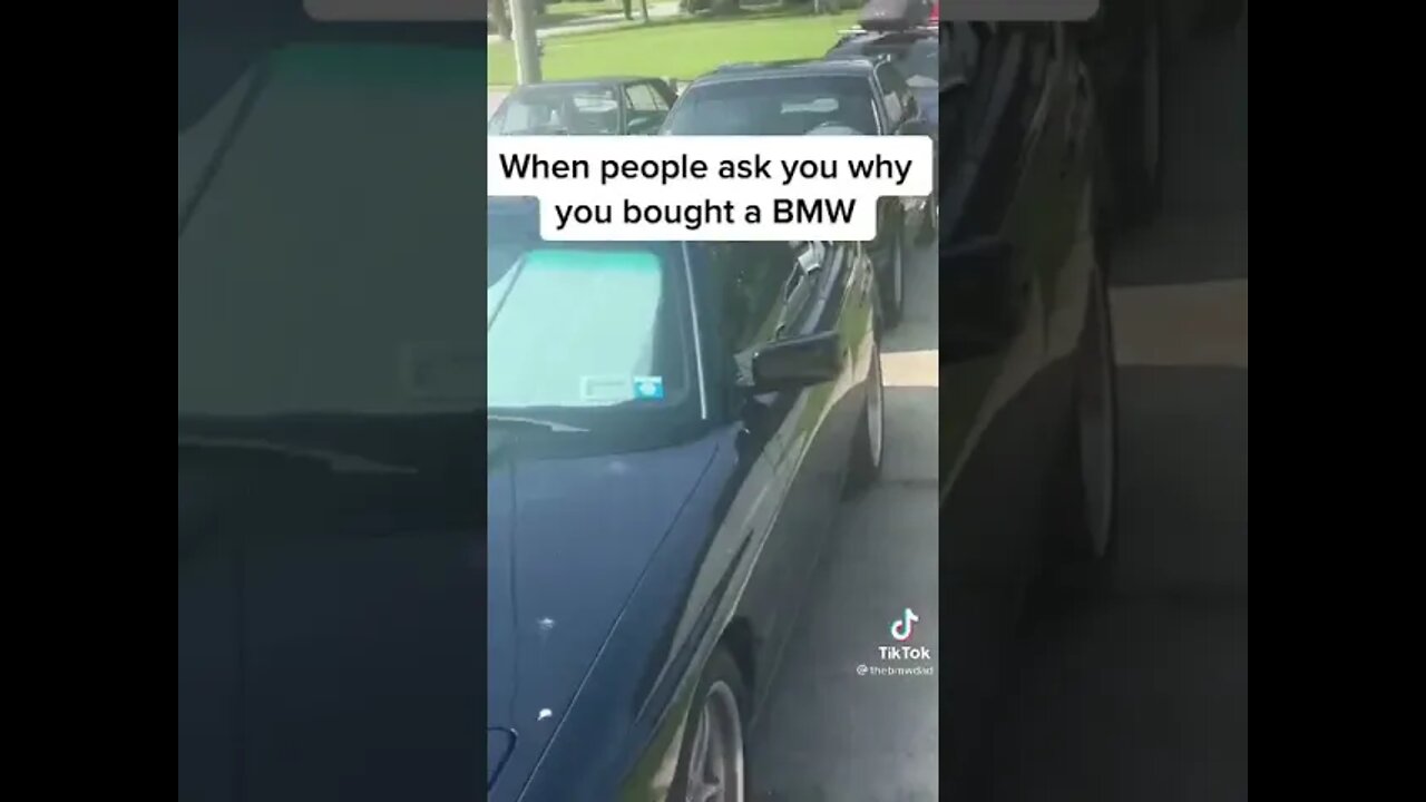 When they ask why you buy a bmw #shorts