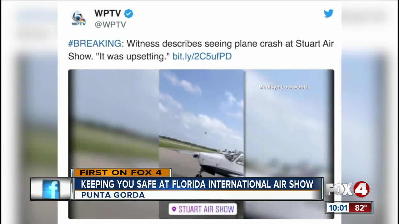 President of the Florida International Air Show talks safety after crash in Stuart Florida