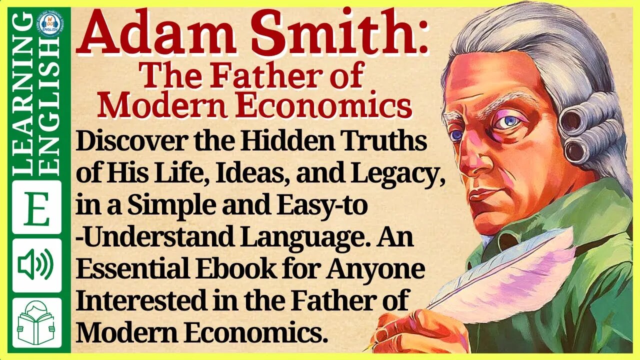 Learn English through Story ⭐ Level 3 – Adam Smith – Graded Reader | WooEnglish