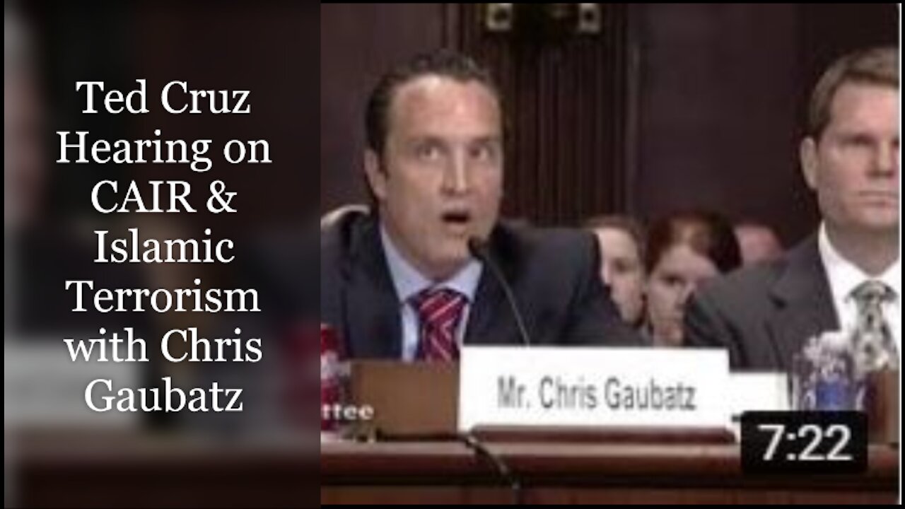 2016 Ted Cruz Hearing and Congressional Testimony on the Muslim Brotherhood (Full Video)