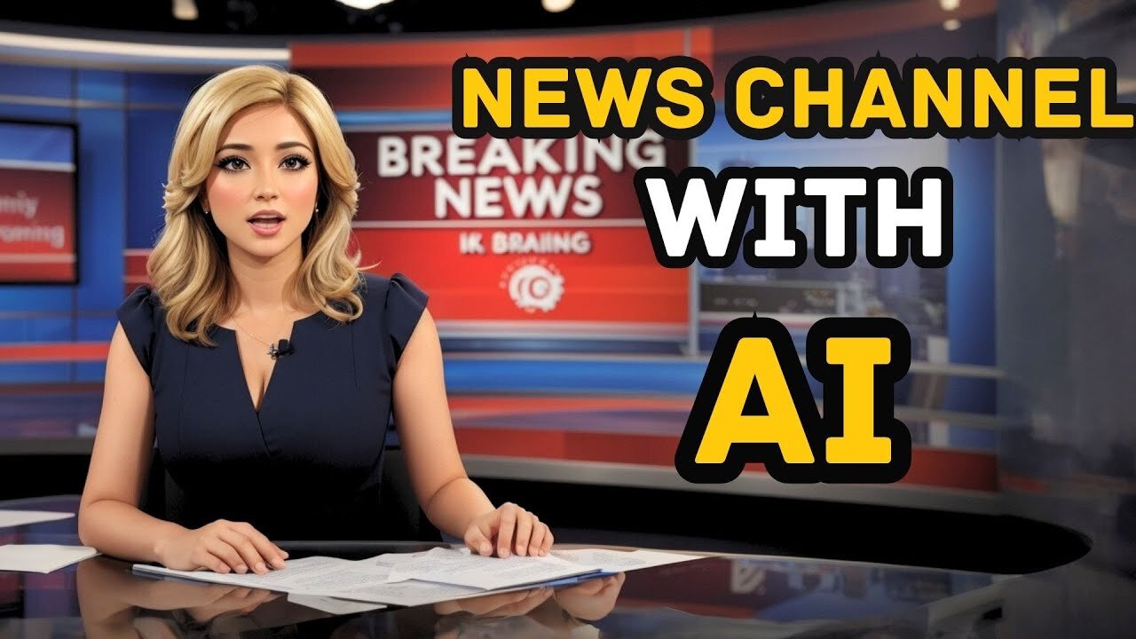 How To Create A News Channel With AI || AI News Video Generator || AI Lip Sync