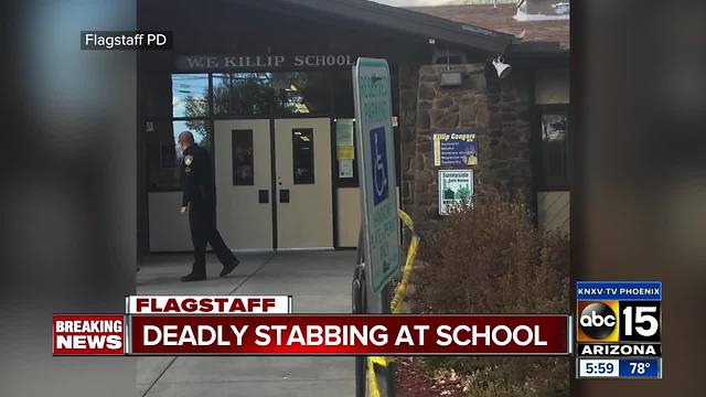 Man dead after stabbing at Flagstaff school