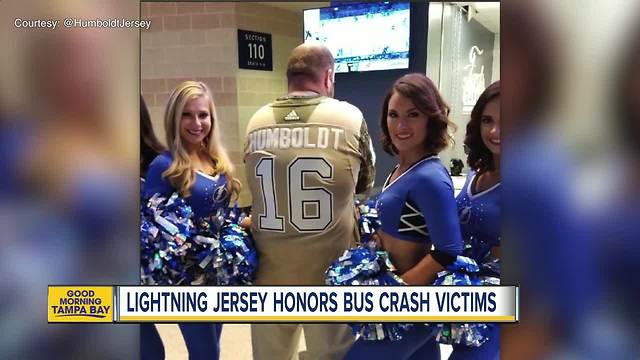 Humboldt Bolts jersey honors bus crash victims