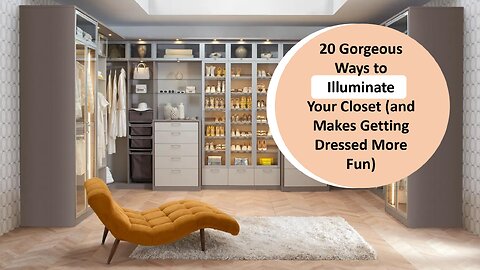 20 Gorgeous Wardrobe Lighting Ideas 2024 | Luxury Bedroom Wardrobe Decor